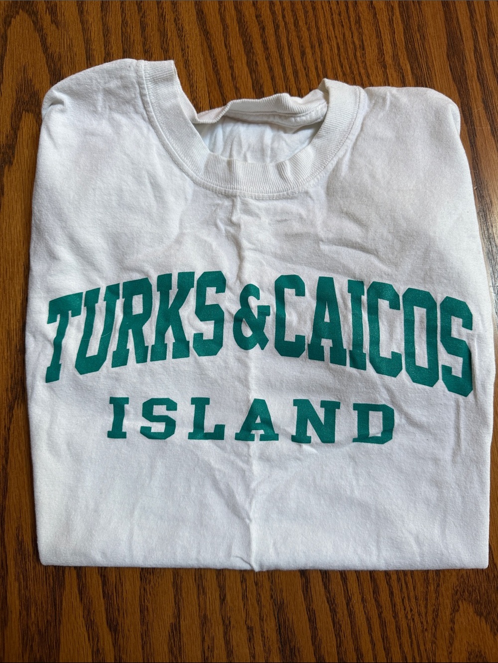 White "Turks & Caicos Island" Women’s Graphic Tee